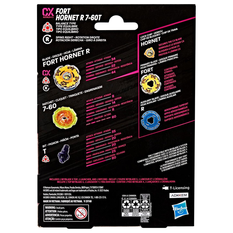 Hasbro Beyblade X Fort Hornet