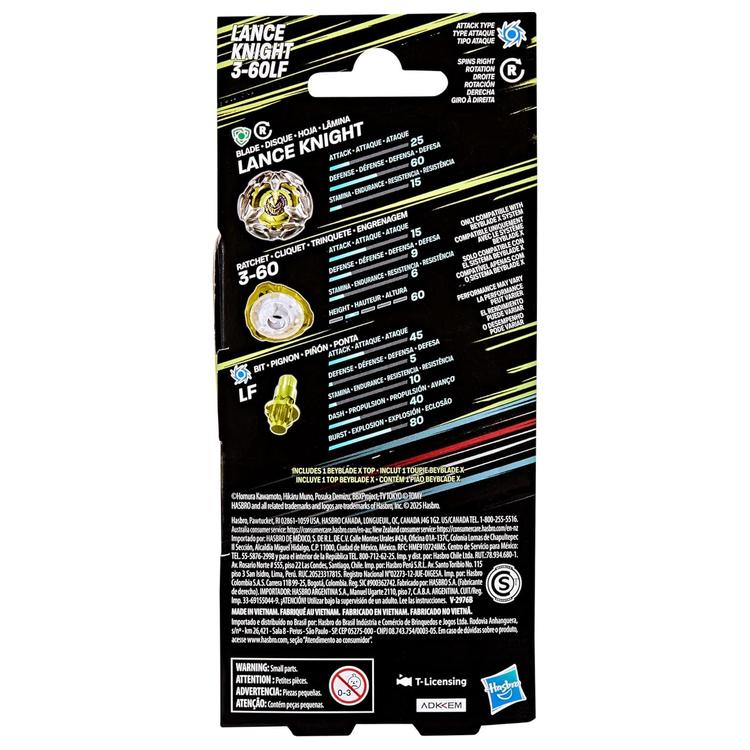 Lance Knight 3-60LF Beyblade X
