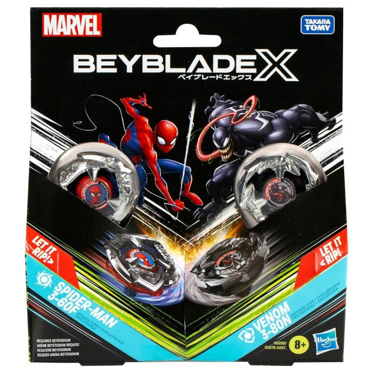 Spider-Man VS Venom Beyblade X