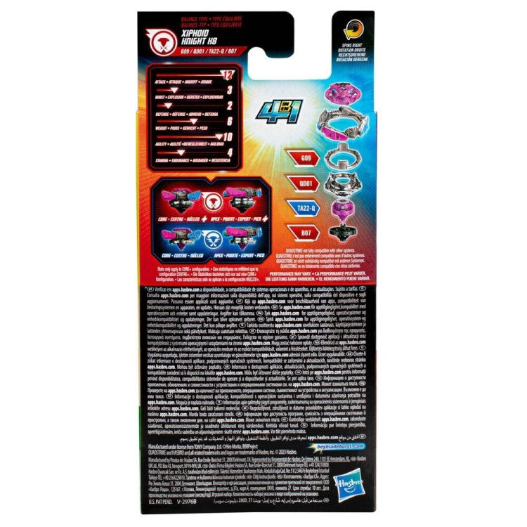 Takara Tomy Beyblade Xiphoid Knight