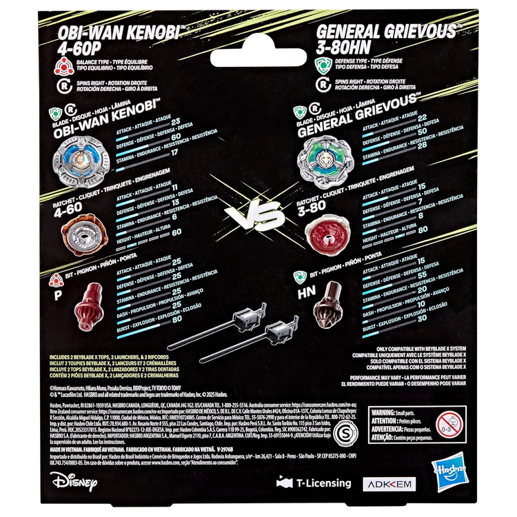 Obi-Wan Kenobi vs General Grievous Hasbro Collab